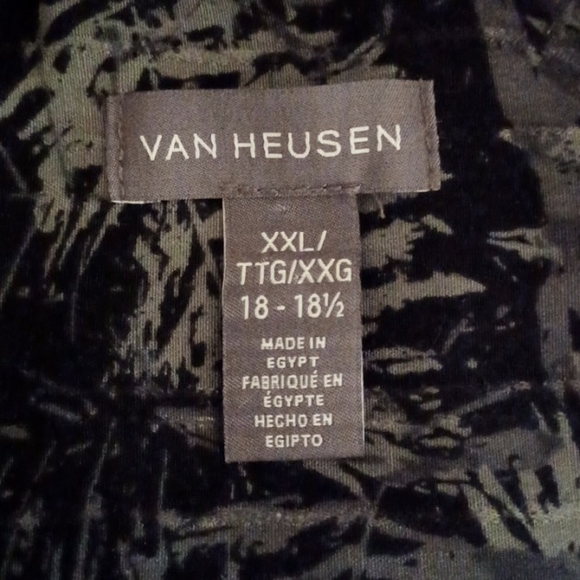 Men's Sz 2XL Van Heusen Short Sleeve Casual Shirt - Picture 4 of 7